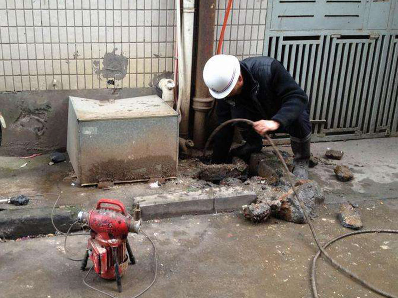 清河疏通下水道-洗菜池疏通